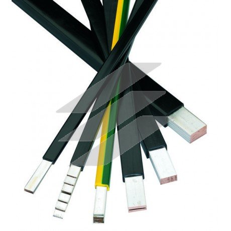 Відведення шини LFK 100, гнучке, довжина 2000мм, 3х9х0.8мм, блакитний, Spelsberg